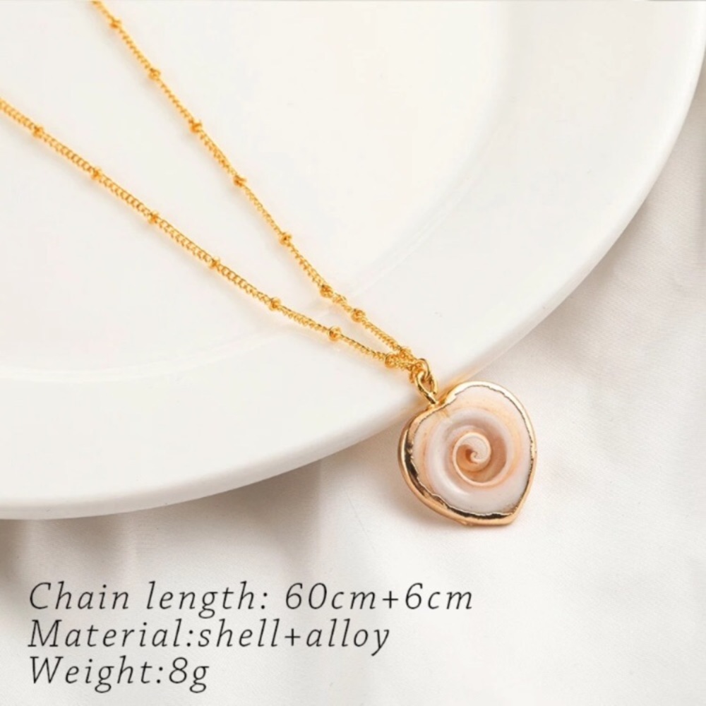 🆕 I Shell Love You Forever Dainty Necklace - Picture 1 of 3